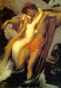 Lord Frederic Leighton The Fisherman and the Siren oil painting reproduction